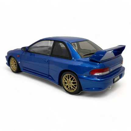 Solido Subaru Impreza 22B STI 1998 1:18 Diecast Model Car Blue - premium collector scale model