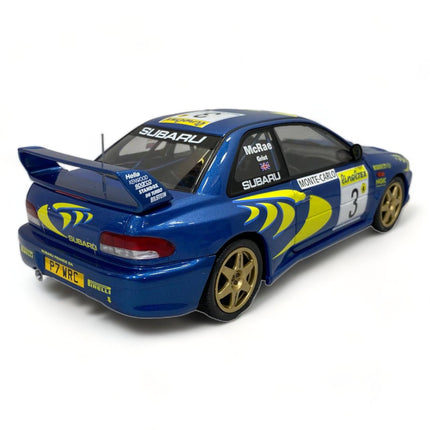 Solido Subaru Impreza 22B 1998 1:18 Blue Diecast Model Car - fine detailed model replica