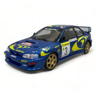 Solido Subaru Impreza 22B 1998 1:18 Blue Diecast Model Car - detailed collector display model