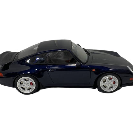 GT Spirit Porsche 911 (993) Carrera RS 1:18 Blue Diecast Model Car - collectible scale model car