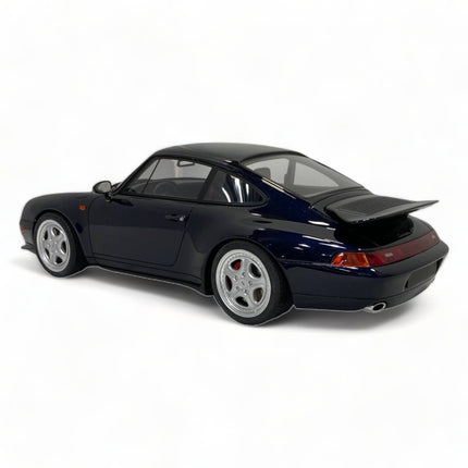 GT Spirit Porsche 911 (993) Carrera RS 1:18 Blue Diecast Model Car - scale model for display
