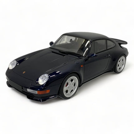 GT Spirit Porsche 911 (993) Carrera RS 1:18 Blue Diecast Model Car - detailed collector display model