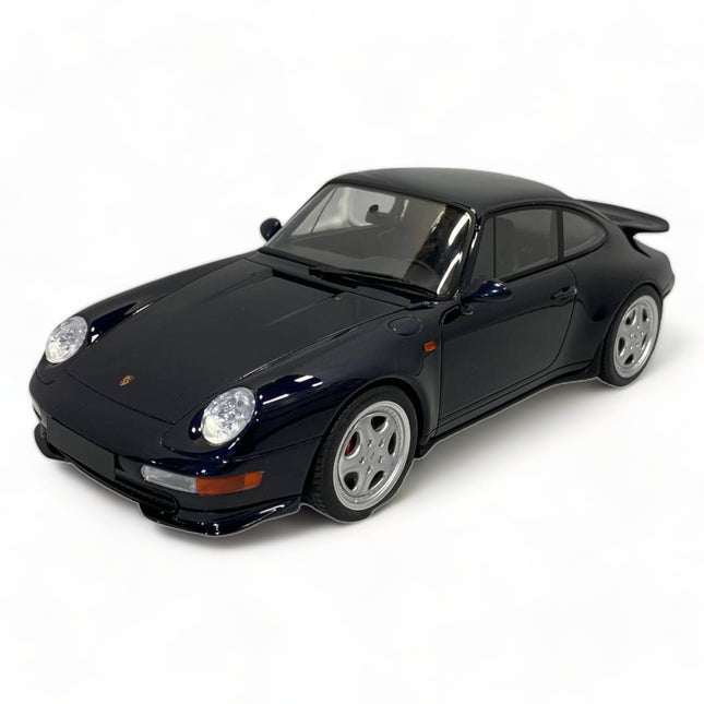 GT Spirit Porsche 911 (993) Carrera RS 1:18 Blue Diecast Model Car - detailed collector display model