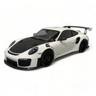 Minichamps Porsche 911 GT2 RS 2018 1:18 White Diecast Model Car - detailed collector display model