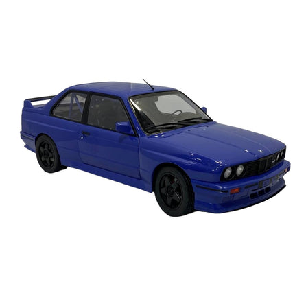 Solido BMW M3 E30 1:18 Blue Diecast Model Car - detailed collector display model