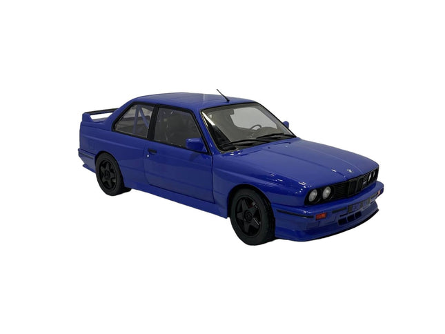Solido BMW M3 E30 1:18 Blue Diecast Model Car - detailed collector display model