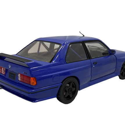 Solido BMW M3 E30 1:18 Blue Diecast Model Car - collectible scale model car