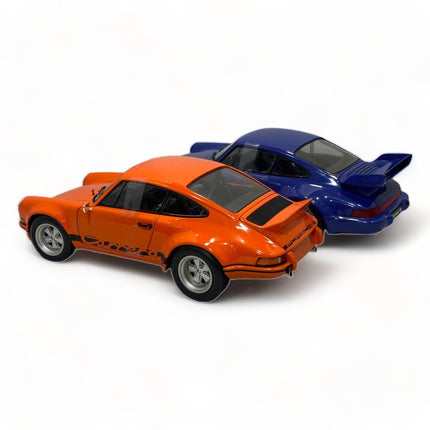 Solido Porsche 911 RSR and 964 RS 1/18 Diecast Model Car Combo Pack - premium collector scale model