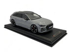 Motor Helix 1/18 Audi RS 7 Avant Grey Diecast Model Car - detailed collector display model