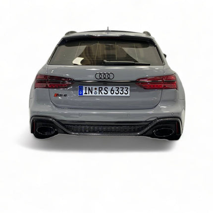 Motor Helix 1/18 Audi RS 7 Avant Grey Diecast Model Car - premium collector scale model