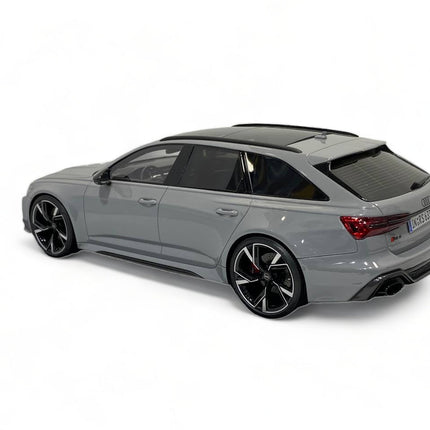 Motor Helix 1/18 Audi RS 7 Avant Grey Diecast Model Car - fine detailed model replica