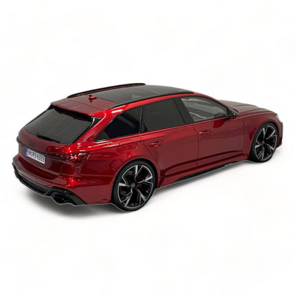 1/18 Diecast Motor Helix Audi RS 7 AVANT RED Scale Model Car - premium collector scale model