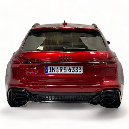 1/18 Diecast Motor Helix Audi RS 7 AVANT RED Scale Model Car - scale model for display