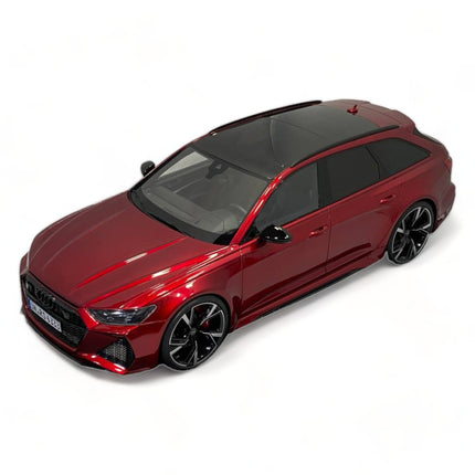 1/18 Diecast Motor Helix Audi RS 7 AVANT RED Scale Model Car - detailed collector display model