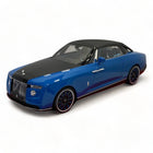 Motor Helix 1/18 Rolls-Royce Boat Tail Blue Diecast Model Car - detailed collector display model