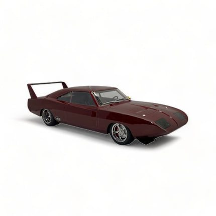 Greenlight Dodge Charger Daytona Fast & Furious 1/18 Maroon Diecast Model Car - detailed collector display model
