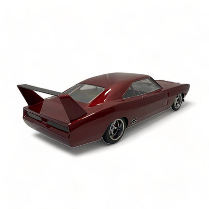 Greenlight Dodge Charger Daytona Fast & Furious 1/18 Maroon Diecast Model Car - collectible scale model car
