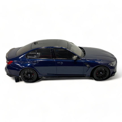 Minichamps BMW M3 (2020) 1/18 Resin Model Blue Metallic - collectible scale model car