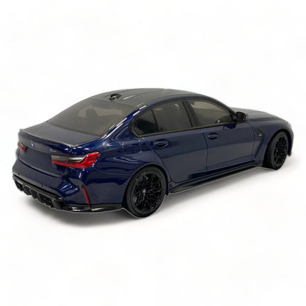 Minichamps BMW M3 (2020) 1/18 Resin Model Blue Metallic - fine detailed model replica