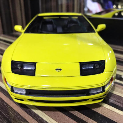 LCD Model Nissan 300ZX Turbo Yellow 1:18 Resin Model Car - studio product photo of the scale model