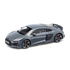 Audi R8 Coupé 2019 Kemora Grey 1:43 model car – front three-quarter view