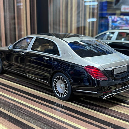GT Spirit 1:18 Mercedes-Benz S650 Maybach Resin Model Black and Gold - fine detailed model replica