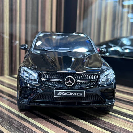 GT Spirit 1/18 Mercedes-Benz GLC 43 Coupe Black Resin Model Car - fine detailed model replica