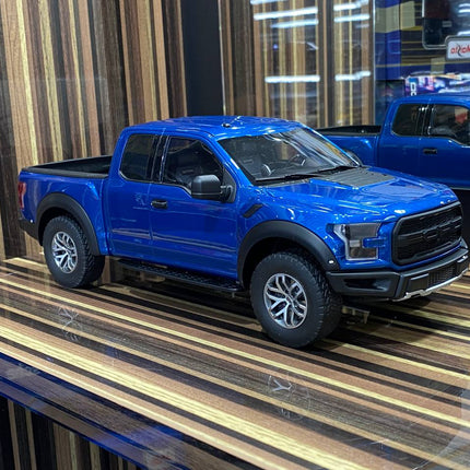 GT Spirit Ford F-150 Raptor 1:18 Blue Resin Diecast Scale Model Car - detailed collector display model
