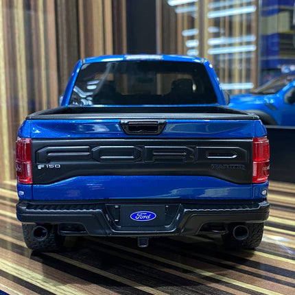 GT Spirit Ford F-150 Raptor 1:18 Blue Resin Diecast Scale Model Car - collectible scale model car