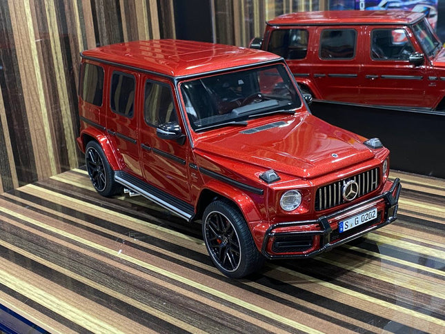 GT Spirit Mercedes-Benz G-63 1:18 Red Resin Model Car - detailed collector display model