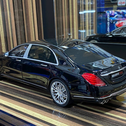1/18 Resin Mercedes-Benz Brabus 900 Rocket S-Class Black Model Car by GT Spirit - fine detailed model replica