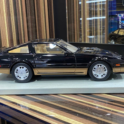 LCD Model Nissan 300 ZX Turbo Black 1:18 Resin Model Car - premium collector scale model