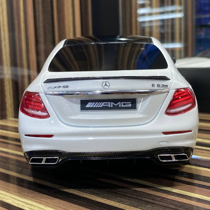 GT Spirit 1:18 Mercedes-Benz AMG E63 S White Resin Diecast Model Car - premium collector scale model