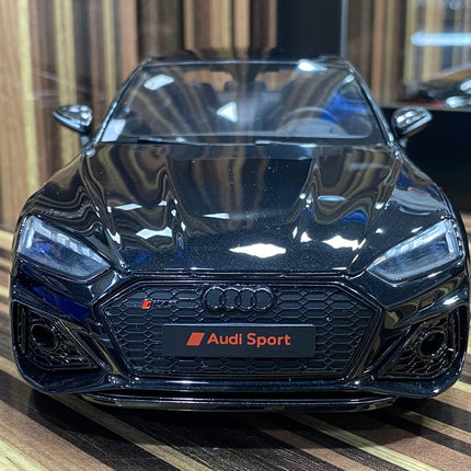 1/18 Diecast Audi RS5 Sport Black GT Spirit Scale Model Car - studio product photo of the scale model