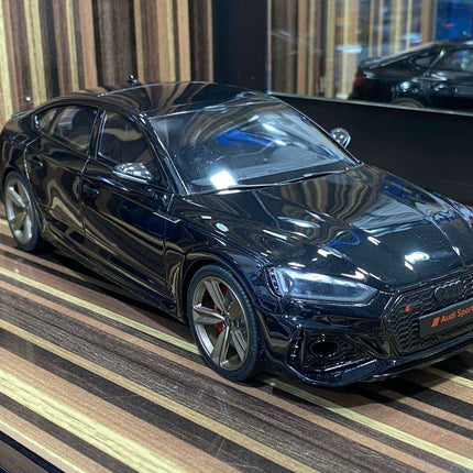 1/18 Diecast Audi RS5 Sport Black GT Spirit Scale Model Car - detailed collector display model