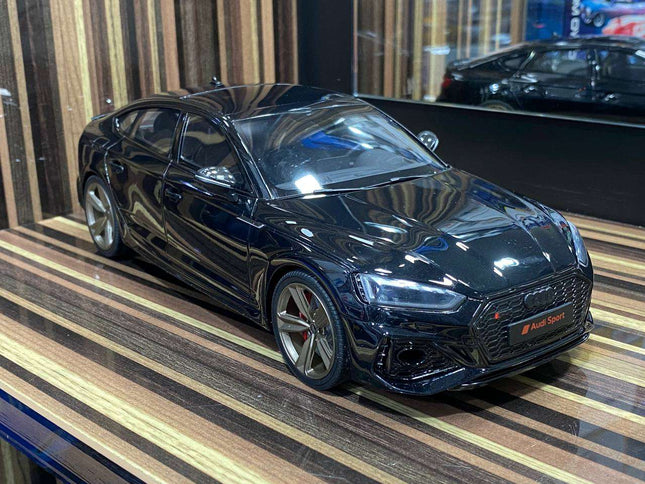 1/18 Diecast Audi RS5 Sport Black GT Spirit Scale Model Car - detailed collector display model