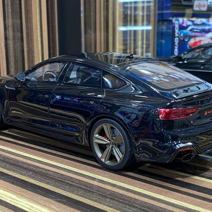 1/18 Diecast Audi RS5 Sport Black GT Spirit Scale Model Car - premium collector scale model