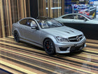 GT Spirit 1:18 Resin Mercedes-Benz C 63 AMG Grey Model Car - detailed collector display model