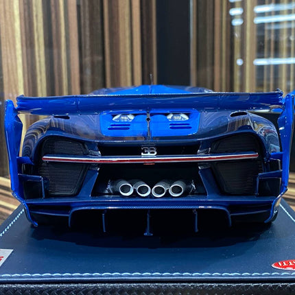 1/18 Resin Bugatti Vision GT Blue Model Car by MR Collection - collectible scale model car