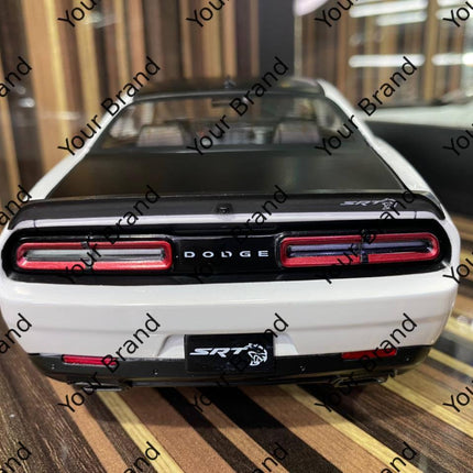 Solido 1/18 Dodge Challenger SRT Hellcat Redeye White Diecast Model - fine detailed model replica
