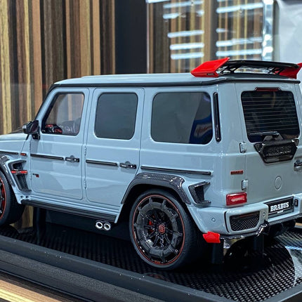 MotorHelix 1:18 Resin Mercedes-Benz Brabus 900 Grey Model Car - collectible scale model car