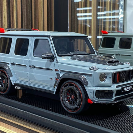 MotorHelix 1:18 Resin Mercedes-Benz Brabus 900 Grey Model Car - detailed die-cast style model