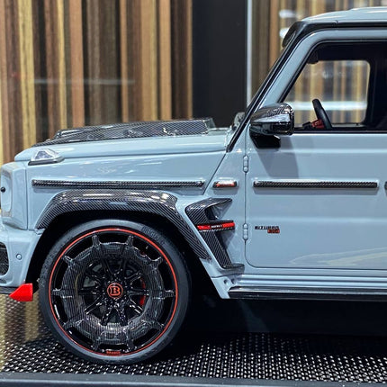 MotorHelix 1:18 Resin Mercedes-Benz Brabus 900 Grey Model Car - premium collector scale model