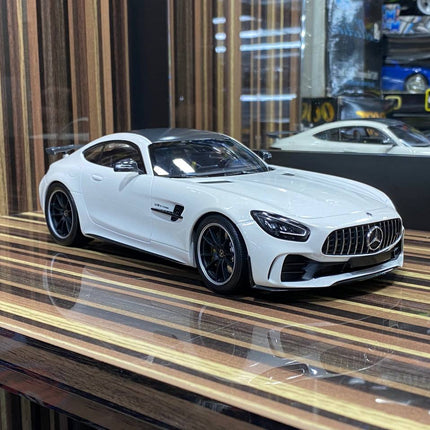 Minichamps 1:18 Resin Mercedes-Benz AMG GTR White - showroom-quality model replica