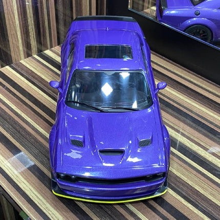 Solido 1/18 Dodge Challenger R/T SCAT Pack Widebody Purple Diecast - detailed die-cast style model