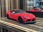 GT Spirit Toyota Supra GR 1:18 Red Resin Model Car - detailed collector display model