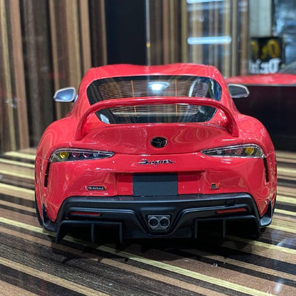 GT Spirit Toyota Supra GR 1:18 Red Resin Model Car - collectible scale model car