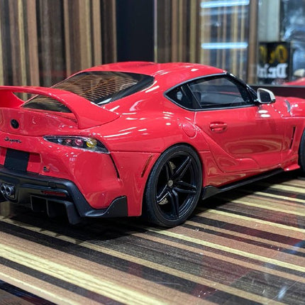 GT Spirit Toyota Supra GR 1:18 Red Resin Model Car - scale model for display