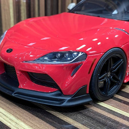 GT Spirit Toyota Supra GR 1:18 Red Resin Model Car - detailed die-cast style model