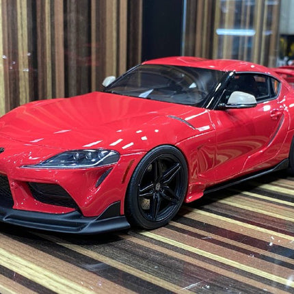 GT Spirit Toyota Supra GR 1:18 Red Resin Model Car - collector edition scale model